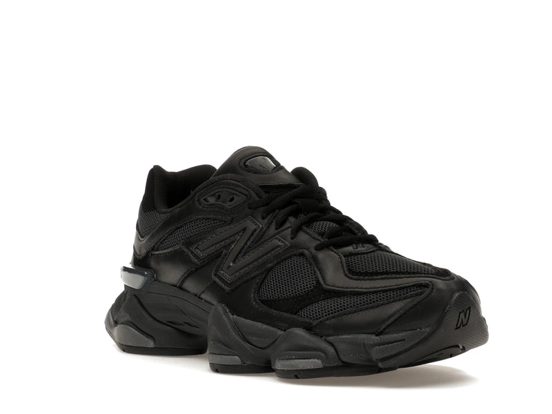 New Balance 9060 Triple Black Leather - U9060NRI - 05