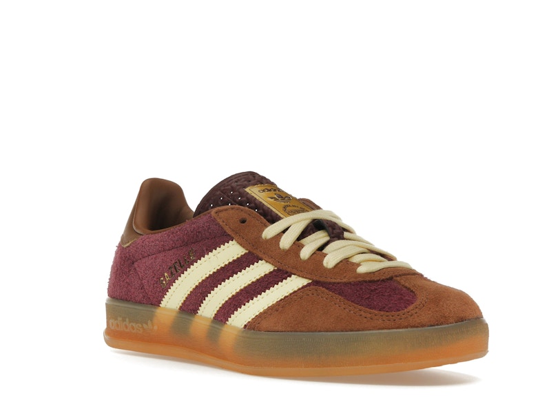 adidas Gazelle Indoor Maroon Almost Yellow - Maroon/Almost Yellow/Preloved Brown - JI0324 - 05