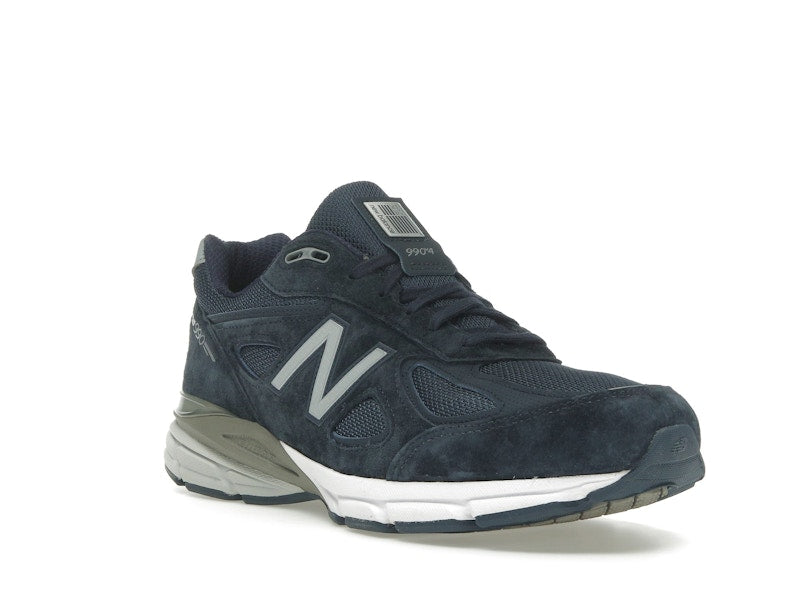 New Balance 990v4 MiUSA Navy - Navy/Silver - U990NV4 - 05