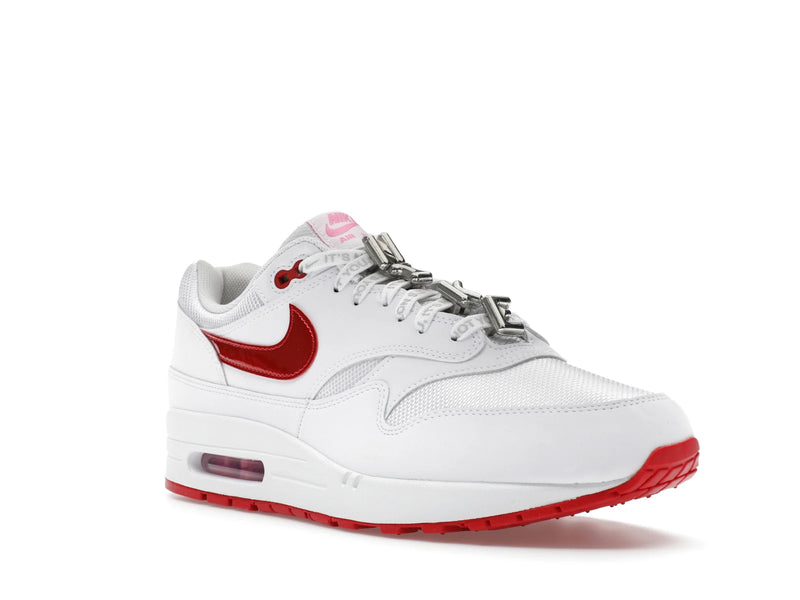 Nike Air Max 1 PRM Valentines Day White - White/University Red/Playful Pink - HV2303-100 - 05
