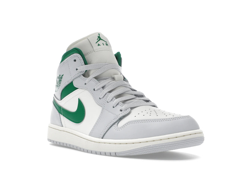 Air Jordan 1 Mid White Pure Platinum Pine Green - Summit White/Pure Platinum/Sail/Pine Green - DQ8426-142 - 05