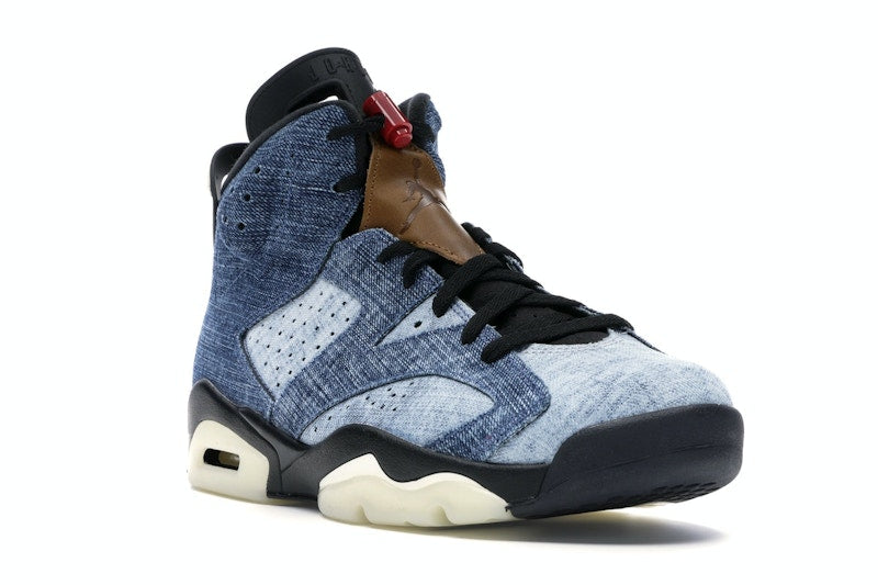 Air Jordan 6 Retro Washed Denim - Washed Denim/Sail-Varsity Red-Black - CT5350-401 - 05