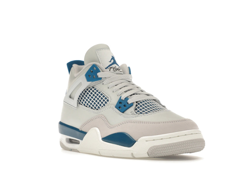 Air Jordan 4 Retro Military Blue (2024) (GS) - Off-White/Military Blue/Neutral Grey - HF4281-141 - 05