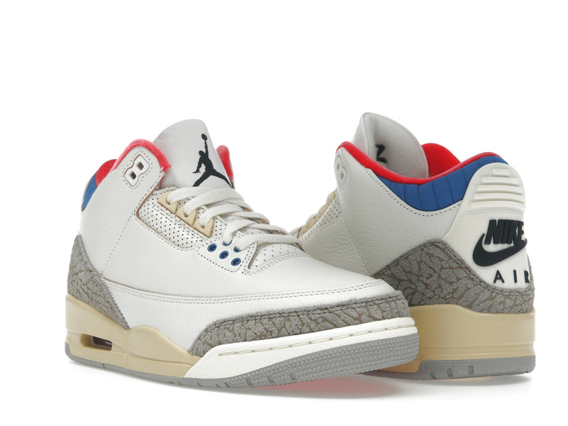Air Jordan 3 Retro Seoul 20 - White/Black/Sport Royal/Challenge Red/Pale Vanilla/College Grey - IB1482-100 - 05