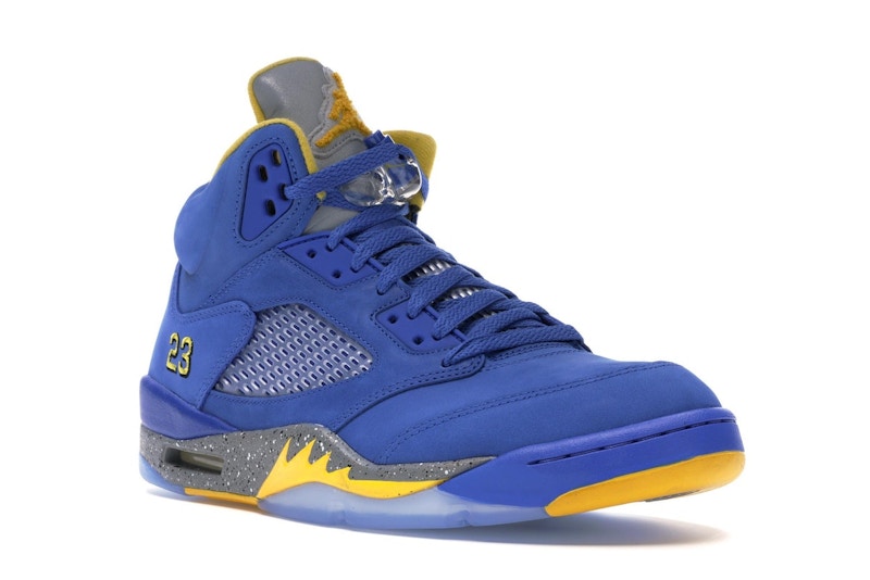 Jordan 5 Retro JSP Laney Varsity Royal - vue 6