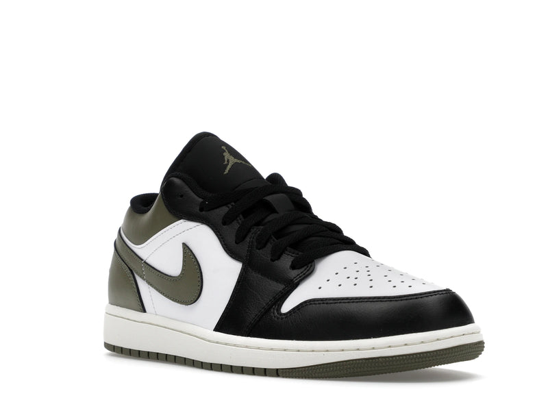 Air Jordan 1 Low Black Toe Medium Olive - Black/Medium Olive/White - 553558-092 - 05