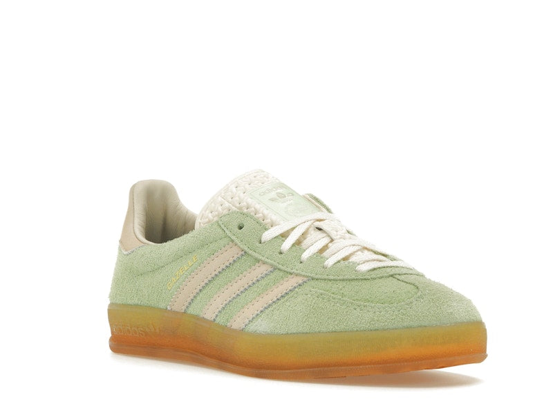 adidas Gazelle Indoor Semi Green Spark (Women's) - Semi Green Spark/Almost Yellow/Cream White - IE2948 - 05