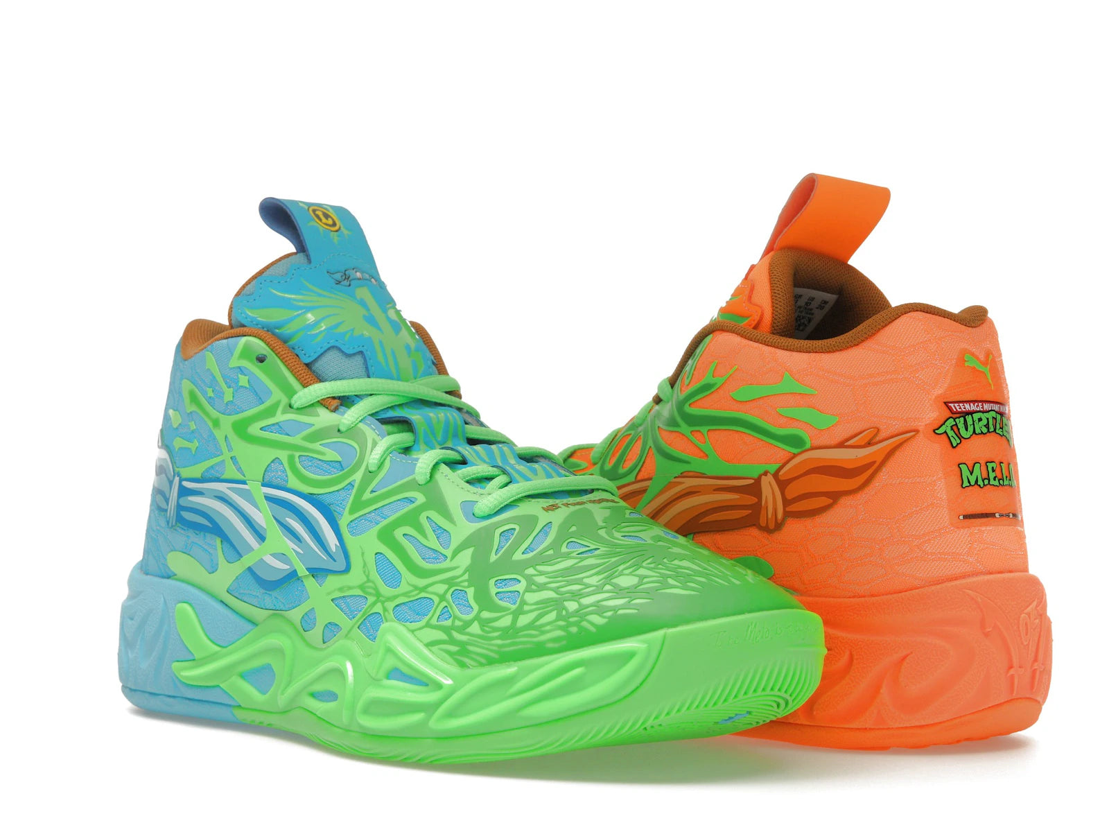 Puma Lamelo Ball Mb04 Teenage Mutant Ninja Turtles Leonardo And Michelangelo - view 5