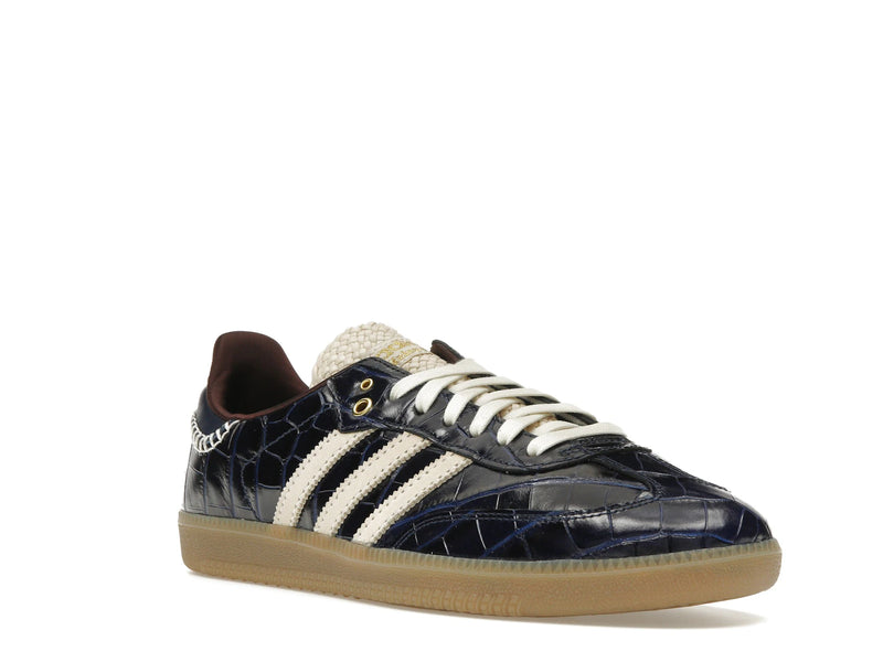 Adidas Samba Wales Bonner Navy Croc - Collegiate Navy/Wonder White/Night Red - JH9825 - 05