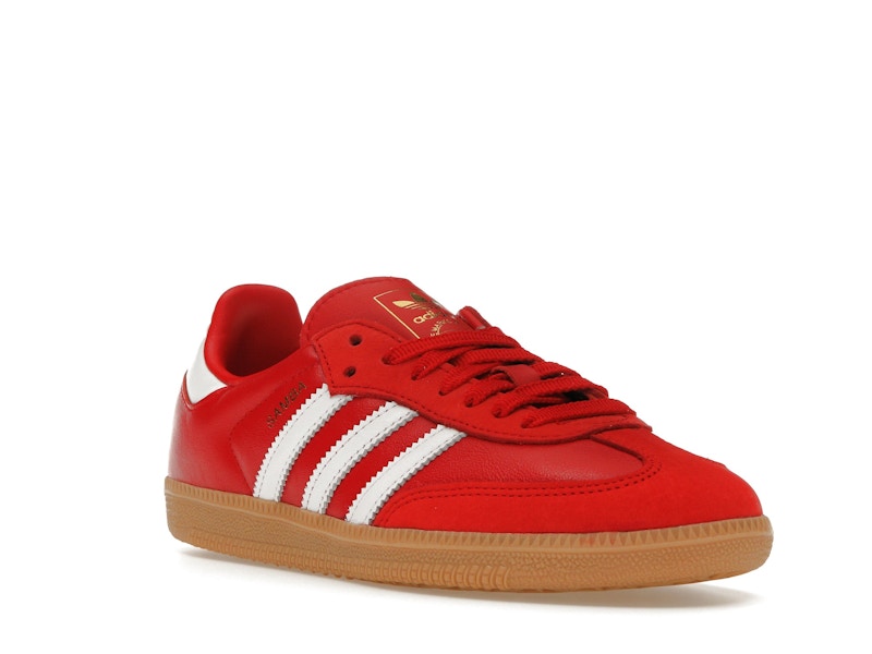 adidas Samba OG Better Scarlet (Women's) - White/Better Scarlet/Gum - IE6524 - 05
