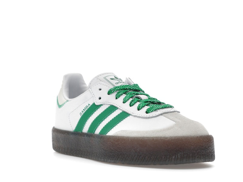 adidas Sambae Cloud White Green (Women's) - Cloud White / Green / Off White - IE9105 - 05