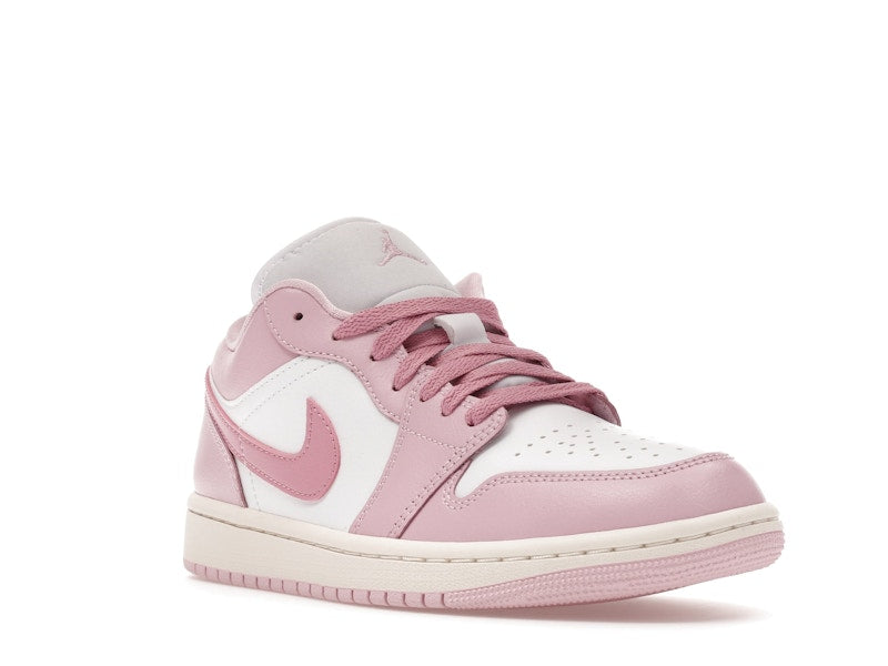 Jordan 1 Low Iced Carmine White (Women's) - vista 6