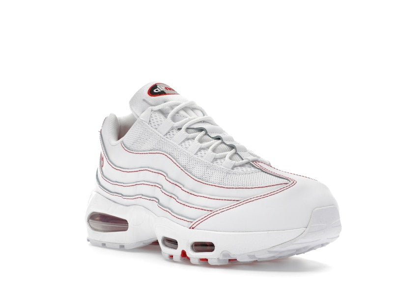 Nike Air Max 95 OG Big Bubble White University Red - White/University Red/Wolf Grey - IB7936-100 - 05