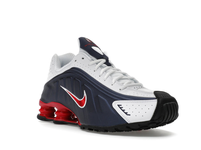 Nike Shox R4 Usa (2025) - Midnight Navy/White/Metallic Silver/Gym Red - HQ1988-400 - 05