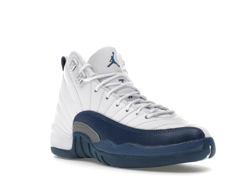 Air Jordan 12 Retro French Blue (2025) (GS) - White/French Blue/Metallic Silver/Varsity Red - 153265-114 - 05