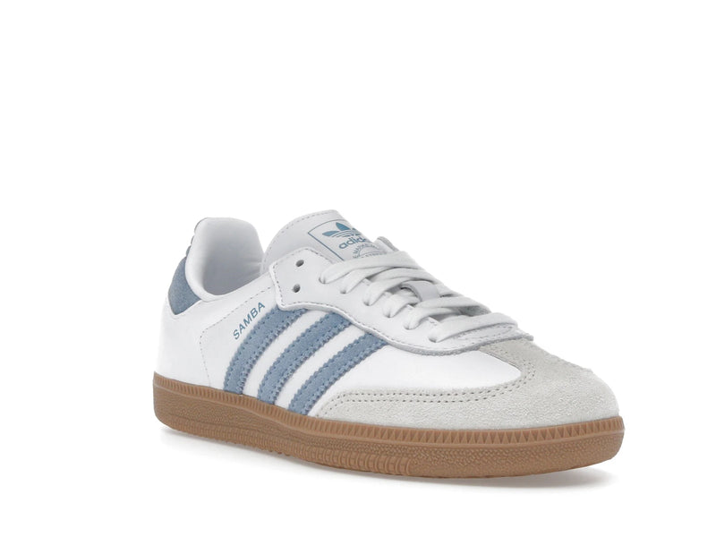 Adidas Samba OG White Alumina Ash Blue - Cloud White/Alumina/Ash Blue - JS1391 - 05