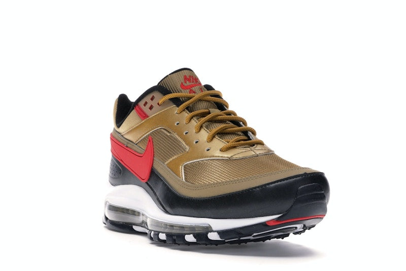 Nike Air Max 97 BW Metallic Gold University Red Black - vue 7