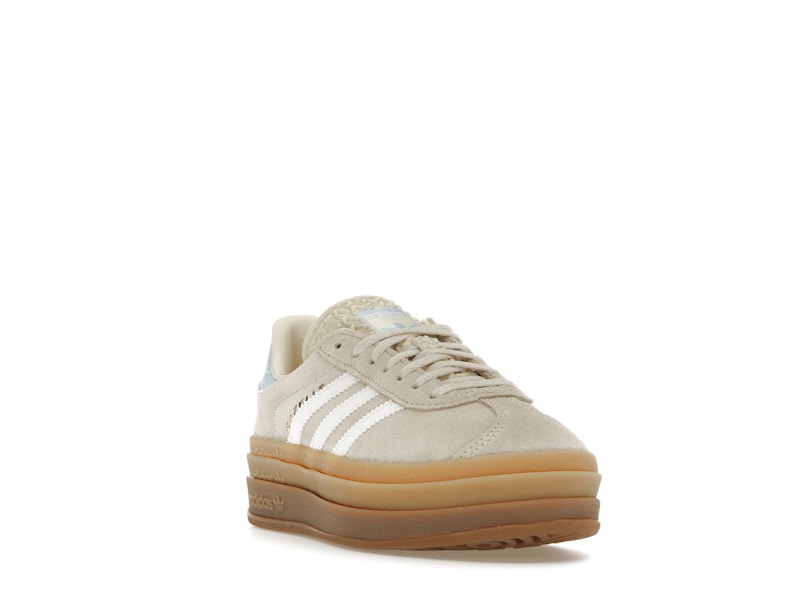 adidas Gazelle Bold Wonder White Clear Sky (Kids) - Wonder White/Cloud White/Clear Sky - JH5540 - 06