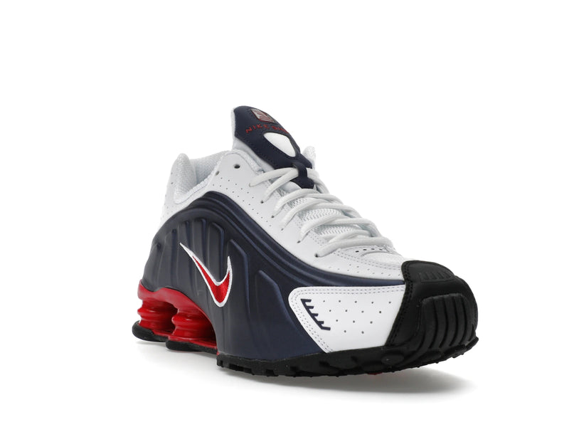 Nike Shox R4 Usa (2025) - Midnight Navy/White/Metallic Silver/Gym Red - HQ1988-400 - 06