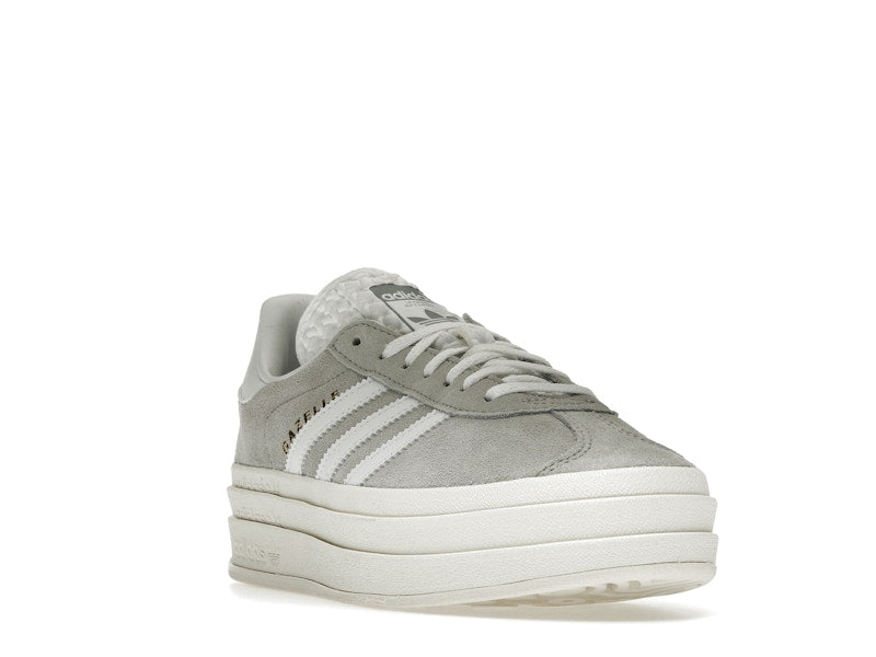 adidas Gazelle Bold Grey White (Women's) - Grey Two/Footwear White/Core White - HQ6893 - 06