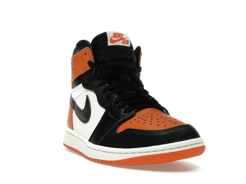 Air Jordan 1 Retro High OG Shattered Backboard (2025) - Black/Black-Sail-Starfish - DZ5485-008 - 06