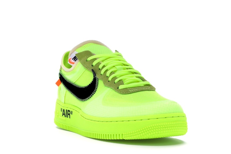 Nike Air Force 1 Low Off White Volt - vista 6