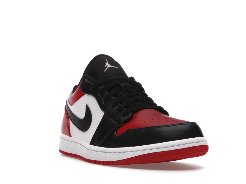 Air Jordan 1 Low Bred Toe - Gym Red/White-Black - 553558-612 - 06