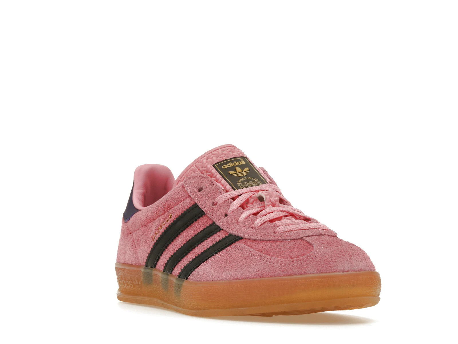 Adidas Gazelle Indoor Bliss Pink Purple Womens - Bliss Pink/Core Black/Collegiate Purple - IE7002 - 06