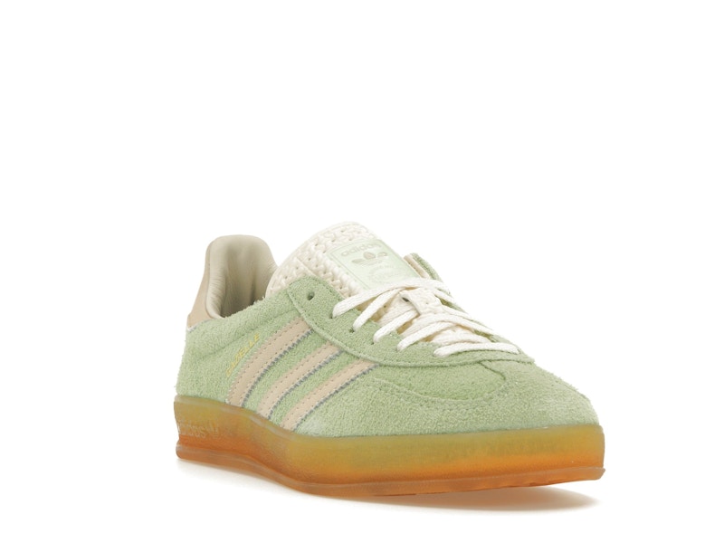 adidas Gazelle Indoor Semi Green Spark (Women's) - Semi Green Spark/Almost Yellow/Cream White - IE2948 - 06