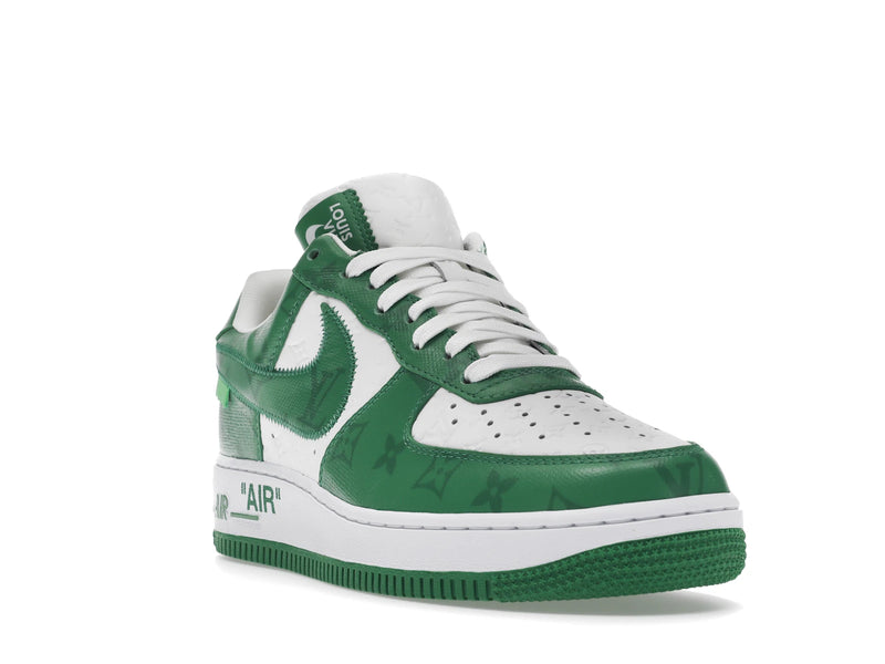 Louis Vuitton Nike Air Force 1 Low By Virgil Abloh White Green - White/Green - 1A9VAU - 06