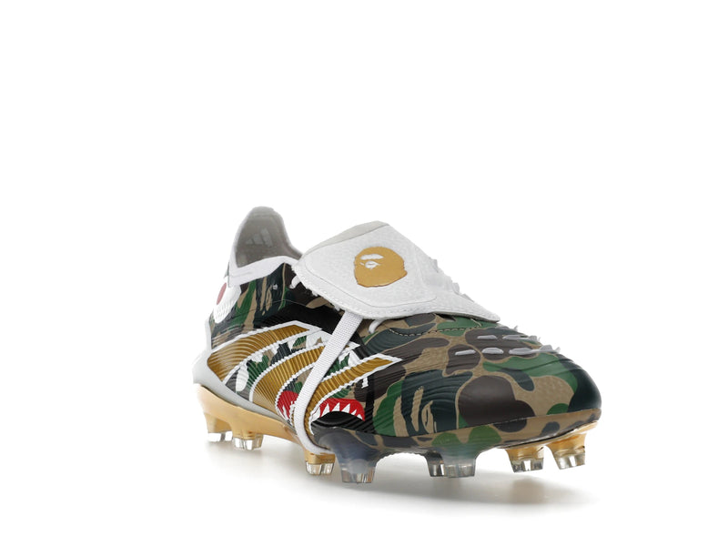 Adidas Predator Elite Foldover Tongue Fg Bape Green Camo - Hemp/Gold Metallic/White - JS3104 - 06