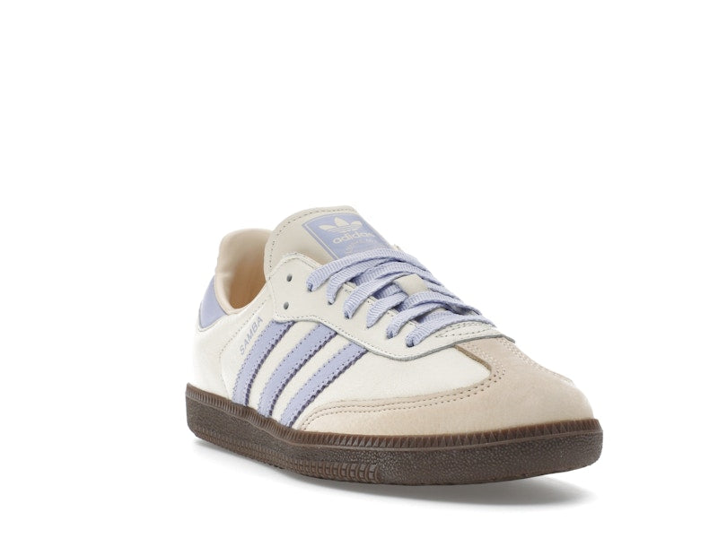 adidas Samba OG Cream White Violet (Women's) - Cream White/Violet Tone/Sand Strata - JI2678 - 06