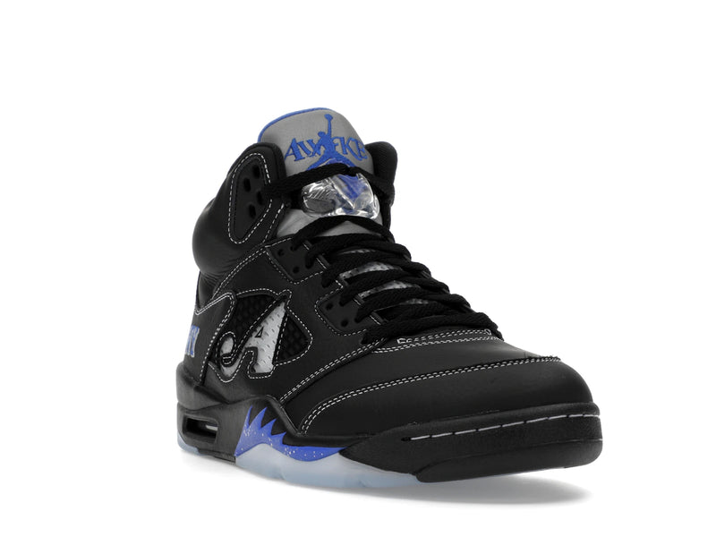 Air Jordan 5 Retro Awake Ny Black - Black/Racer Blue-Metallic Silver-White-Clear - DV4982-004 - 06
