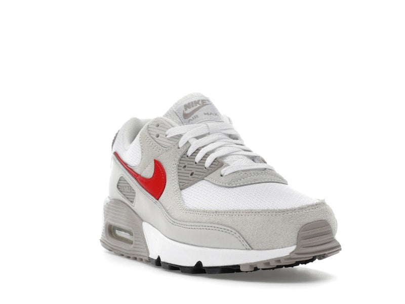 Nike Air Max 90 White College Grey Vast Grey University Red - vue 7