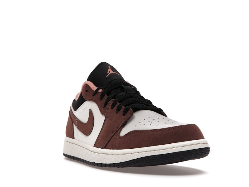 Air Jordan 1 Low Mocha - Light Chocolate/Crimson Bliss-Black-Sail - DC6991-200 - 06