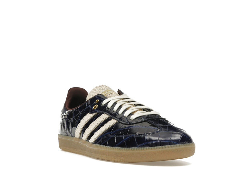 Adidas Samba Wales Bonner Navy Croc - Collegiate Navy/Wonder White/Night Red - JH9825 - 06