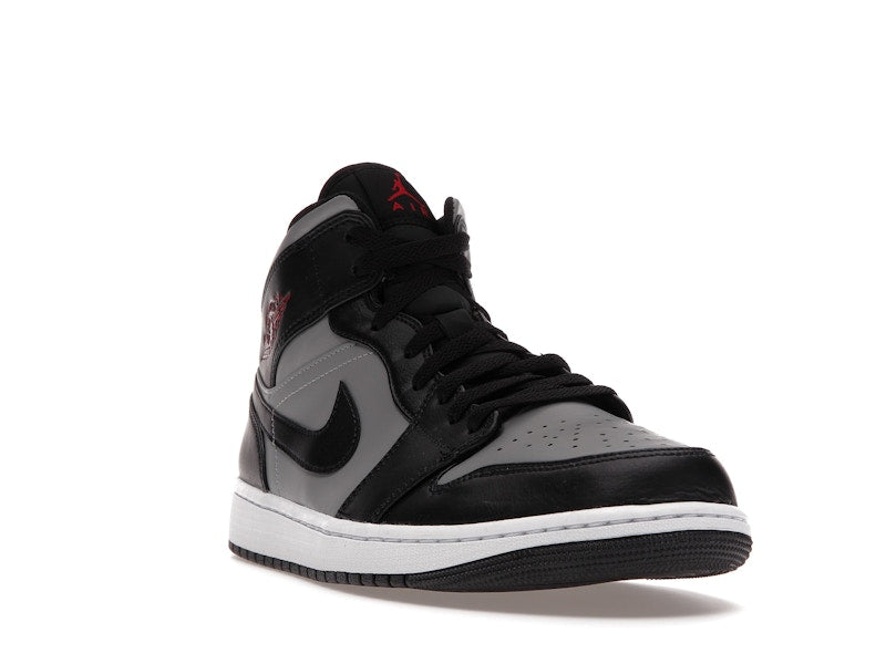 Air Jordan 1 Mid Shadow Red - Black/Gym Red-Particle Grey - 554724-096 - 06
