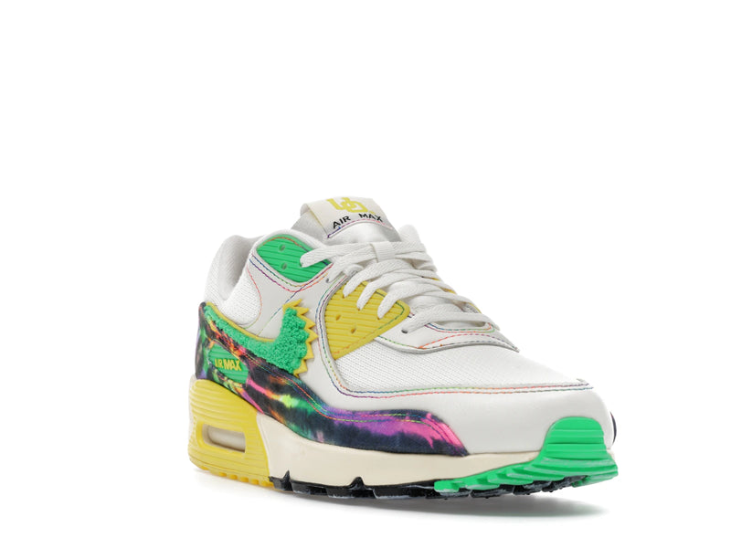 Nike Air Max 90 Grateful Dead University Of Oregon Grateful Ducks - Sail/Green Shock/Yellow Strike - IM2511-100 - 06