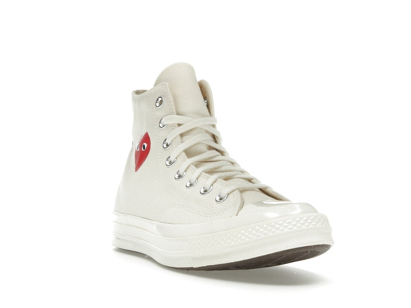 Converse Chuck Taylor All Star 70 Hi Comme des Garcons PLAY Single Heart Milk - Ansicht 7