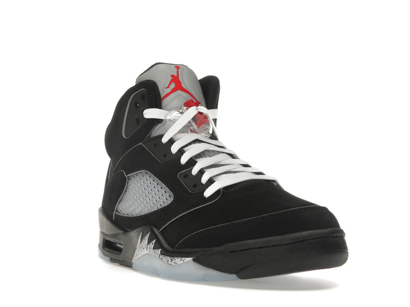 Air Jordan 5 Retro OG Black Metallic Reimagined - Black/White-Metallic Silver-Fire Red - HF3975-001 - 06