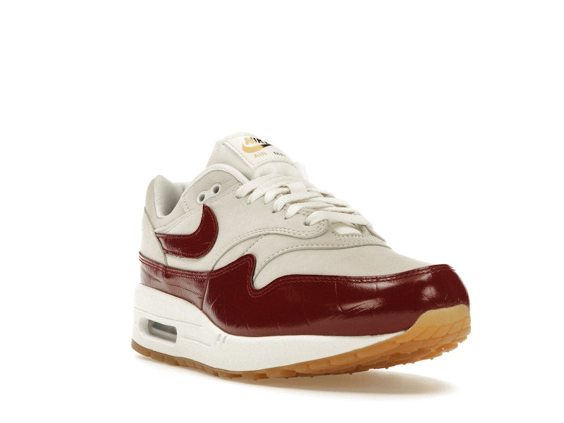Nike Air Max 1 LX Team Red (Women's) - Sail/Sail/Gum Light Brown/Team Red - FJ3169-100 - 06