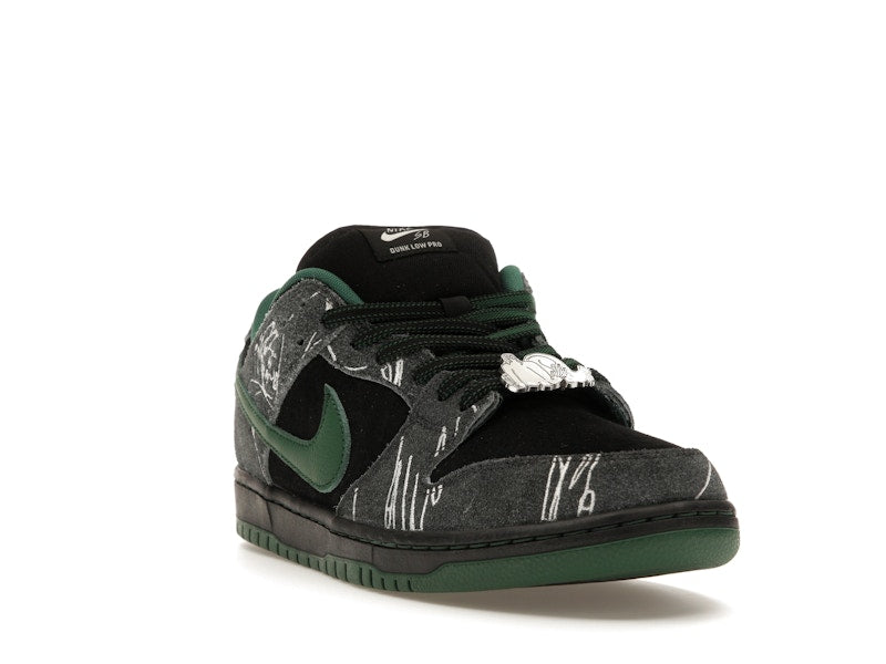 Nike SB Dunk Low There Skateboards - Black/Gorge Green-Summit White - HF7743-001 - 06