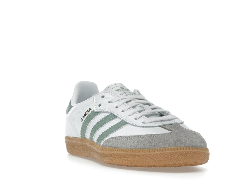 Adidas Samba OG Cloud White Silver Green (GS) - Cloud White/Silver Green/Gum - JP5479 - 06