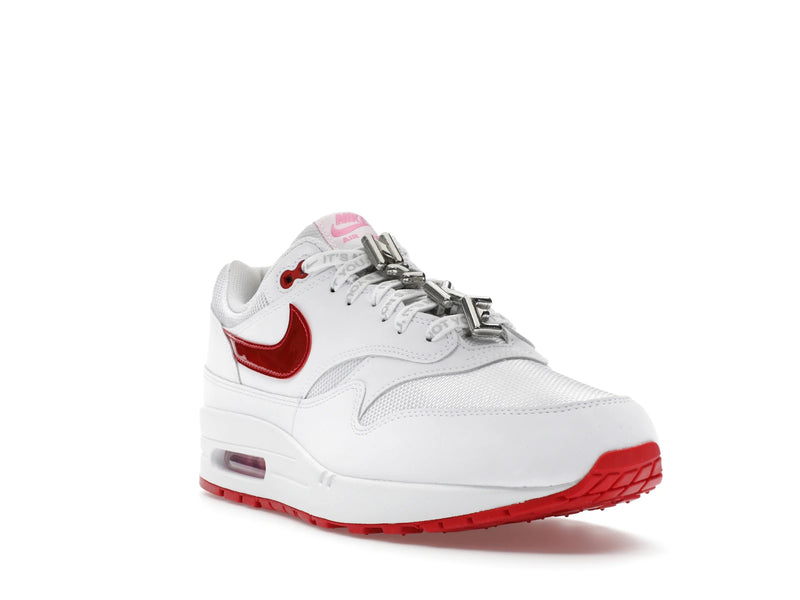 Nike Air Max 1 PRM Valentines Day White - White/University Red/Playful Pink - HV2303-100 - 06