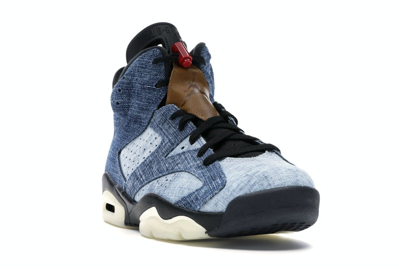 Air Jordan 6 Retro Washed Denim - Washed Denim/Sail-Varsity Red-Black - CT5350-401 - 06