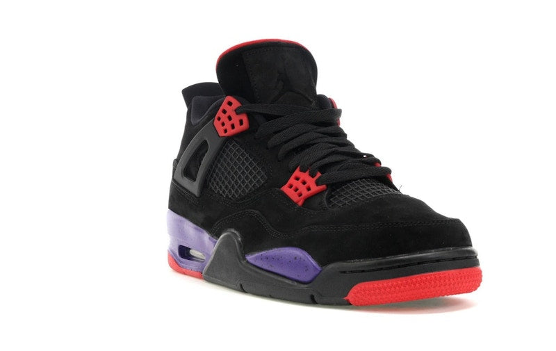Air Jordan 4 Retro Raptors - Black/Court Purple-University Red - AQ3816-065 - 06