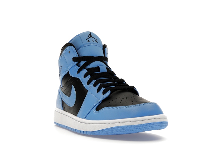 Air Jordan 1 Mid Azul Universitario Negro - vista 6