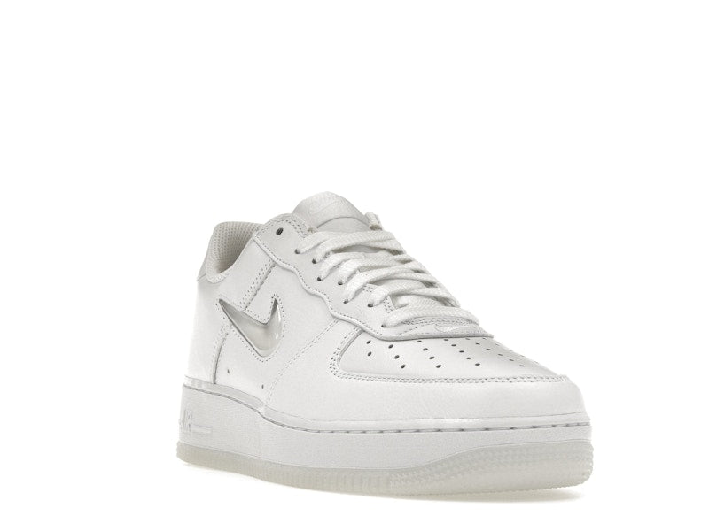 Nike Air Force 1 Low '07 Retro Color of the Month Jewel Swoosh Triple White - White/White-White - FN5924-100 - 06
