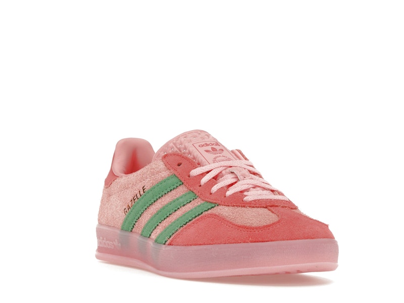 adidas Gazelle Indoor Semi Pink Spark Preloved Scarlet (Women's) - Semi Pink Spark/Preloved Green/Preloved Scarlet - IG6782 - 06