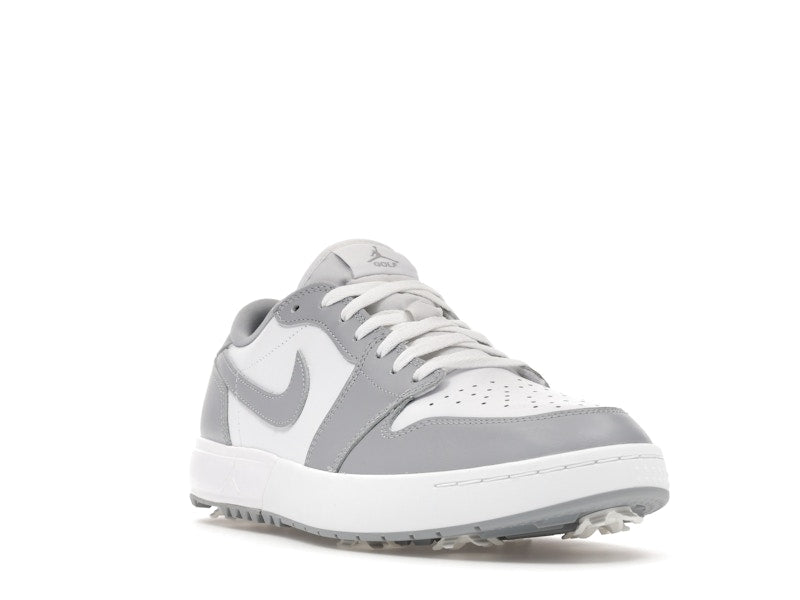 Jordan 1 Low Golf Spiked Wolf Grey White - vue 7